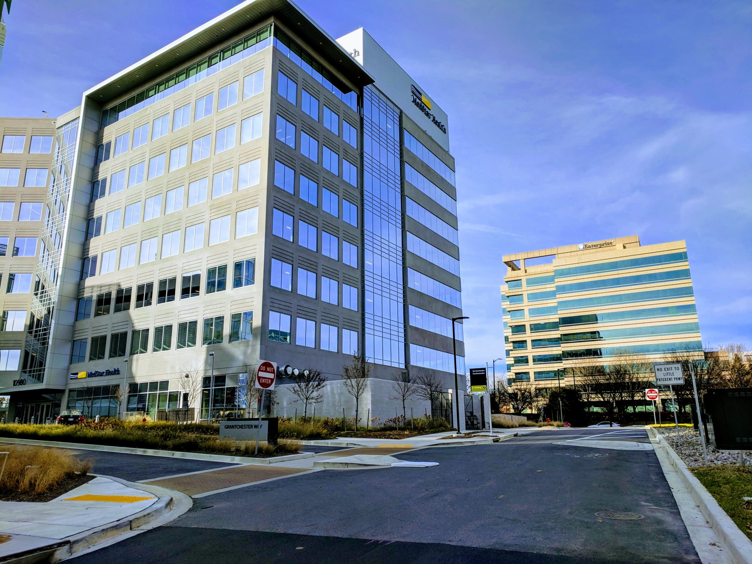 Downtown Columbia, Maryland office buildings and local business district